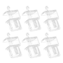 6PCS/Set Fish Tank Anti-Escape Net Clip Aquarium Screen Net