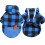 Hooded Dog Spring Coat Plaids Pullover for Cold Weather-4 XL 6
