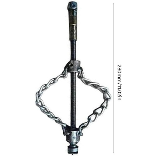 Drain Maintenance Tool, Flexible CorrosionResistant Chain Systems, Ergonomic Handle, Strength Pipe Cleaning Chain 1