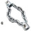 Drain Maintenance Tool, Flexible CorrosionResistant Chain Systems, Ergonomic Handle, Strength Pipe Cleaning Chain 5
