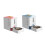 Space Saving Food Storage Box Cat Eating Bowl with-light blue 2