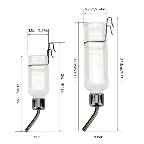 Automatic Hamsters Water Bottles Rabbit Drinking Bottle-180ML 1