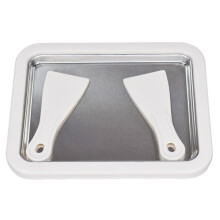Ice Cream Maker Sturdy Rolled Ice Cream Pan Metal Cold Plate Flat Frozen Yogurt Machine Ice Cream Roller Tray Kitchen