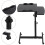 Living And Home Height Adjustable Mobile Table Overbed Desk with Wheels 5