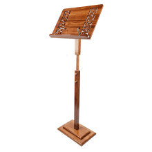 Conductor Music Stand Folding Sheet Music Stand, Wooden Music Organizer, Height Adjustable, For Orchestra And Stage