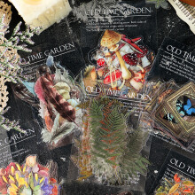 Wasserfeste Blumenaufkleber für Scrapbooking und DIY-Bastelarbeiten, starker Klebstoff, geprägtes Design, ca. 6,6 bis 7,1 cm hoch (240 Stück)