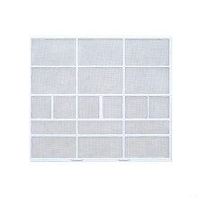Air Conditioning Dust Screen, Wall Mount Filter Screen Cover, Mesh Guard For Indoor Split Unit Outlet 31.9x28.3 Cm