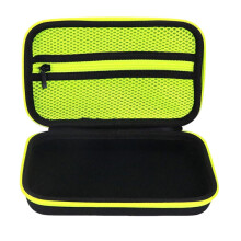 Shaver Storage Bag Hard Case Organizer ShockProof Travel Bag For Men Iridescent