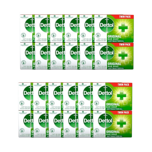 Dettol Dettol Antibacterial Soap Bar 100g Pack of 24