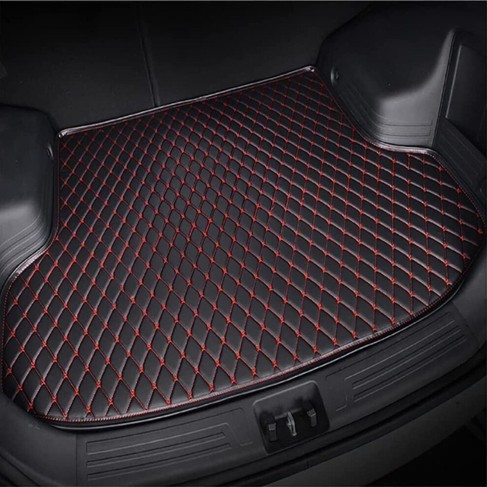 Car Boot Liner Mats Waterproof Antiscratch Trunk Protector Rear Cargo Liner Dblack Red 9105992472864