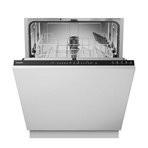 Candy Candy RapidÓ Fully Integrated Standard Dishwasher - Silver - D Rated