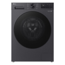 LG VX50 Series Counter-Depth MAX F2X50S9TBB 9kg Washing Machine with 1200 rpm - Matt Black - A Rated