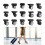 Replacement Luggage Wheels Portable Suitcase Wheels-W234 5