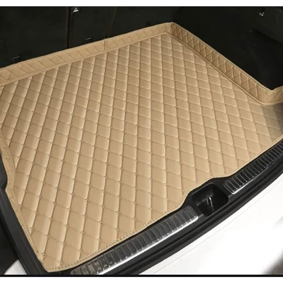Leather Car Boot Liner Formentor 20202025 Antislip Waterproof Trunk Protector Pad Beige 9339159495377