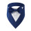 Cute Adjustable Wedding Cat Bow Tie Collars Kitten Suit-Blue M 1
