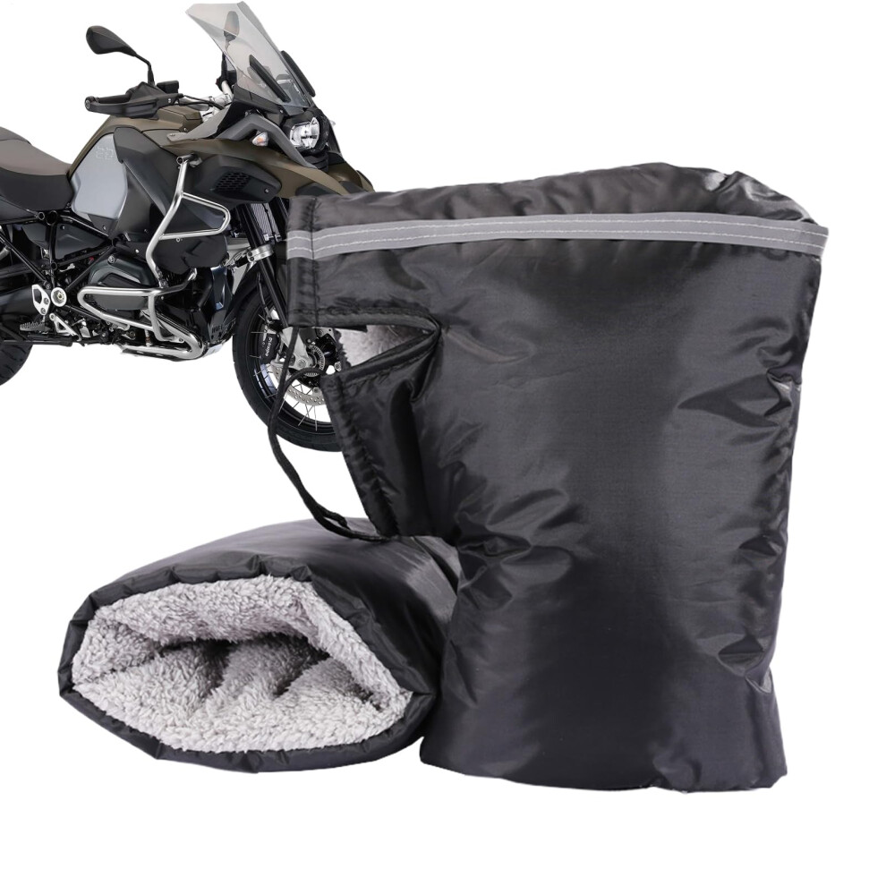 Warm Bicycle Handlebar Gloves Handlebar Cover Waterproof Winter Mittens For Touring Camping Scooter Mountain Commuting 9323874232744