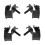 Εύκολη εγκατάσταση και αντικατάσταση Ανθεκτικά, πλαστικά κλιπ συγκράτησης ABS για 8