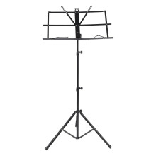 Music Stands Portable Tripod Music Stand 135x47cm Black Folding Desk Score Holder For Notes