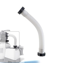 Pool Filter Pump Hose 1.5 Inch Connection For Above Ground Pools 16 Inch Length 40 Cm Sand And Saltwater Systems
