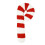 Christmas Candy Cane Pillow With Reversible Design, Red And White Lollipop Pattern, Extensive Application 1