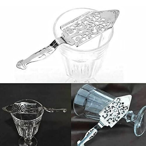 Κουτάλι αψέντι από ανοξείδωτο ατσάλι, vintage dripper κοκτέιλ αψιθιάς, σουρωτήρι από 1