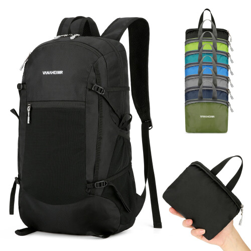 Ultra-lightweight Daypack Water Resistant Backpack-dark blue 2