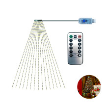 Festive Christmas Tree Lights, 320 LEDs with 8 Lighting Modes for Indoor Outdoor Use, UL Certified Waterproof