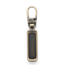 Metal Zipper Fixer Repair Replacement Pullers Detachable-Bronze