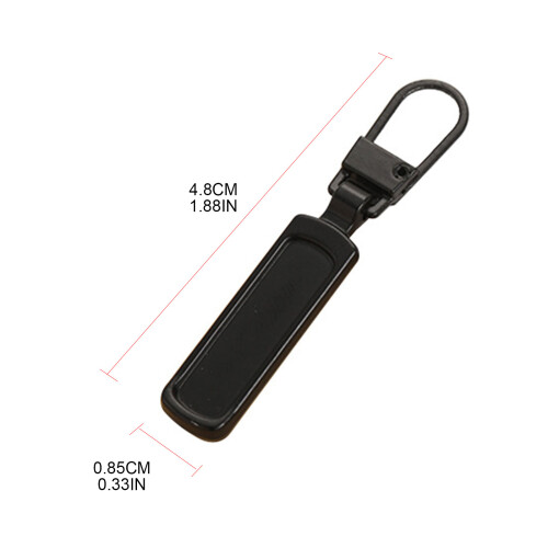 Metal Zipper Fixer Repair Replacement Pullers Detachable-Bronze 2