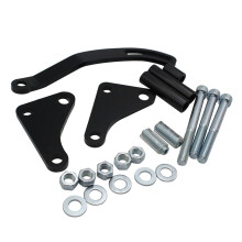 Schwarze Power-Steuerpumpenhalterung für Chevy SBC SB 350, 283-400
