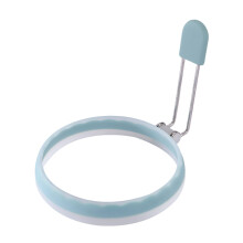 ROUND SILICONE EGG AND PANCAKE RING For Pressure Cooker And Air Fryer, Blue, 10x10x1.8cm