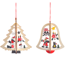 Rohlinge aus Holz, rustikale Weihnachtsgeschenkanhänger, geeignet für personalisierbare Geschenkanhänger und Wanddekorationen