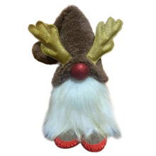 Pele sintética elegante para artesanato de gnomos, tecido de pele sintética felpuda e estilosa para decoração de fantasias DIY, pele artificial