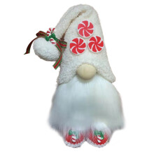 Pele sintética durável e lavável, tecido de pele sintética felpuda e elegante para artesanato, ideal para gnomos, decoração de fantasias DIY,