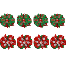 Festliche Kostüme in handgefertigter Qualität, angenehm zu tragende, trendige Haarschleife, Weihnachtshaarschleife für stilvolle Muster, exquisite