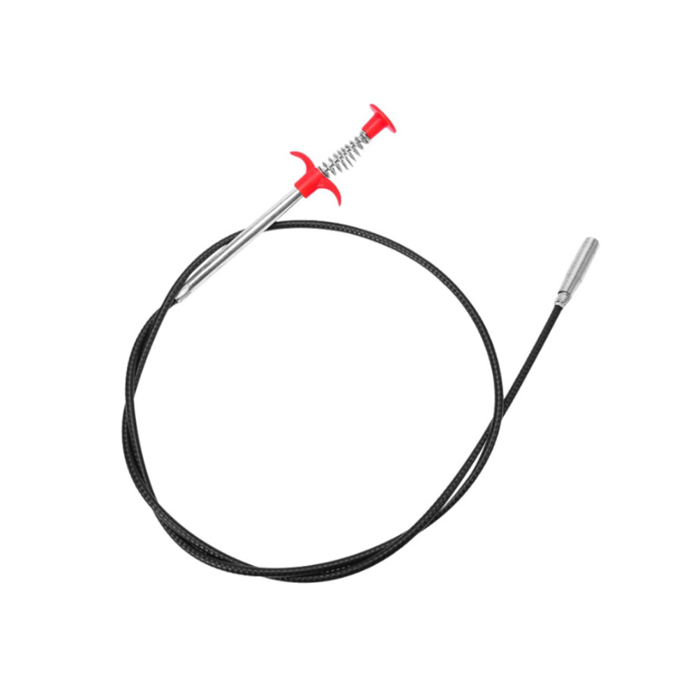 Flexible Bendable Spring Pipe Tool 1Piece Steel Sewer Cleaning Hook Hair Drain Cleaner For Kitchen Sink Bathroom Tub 9105992477005