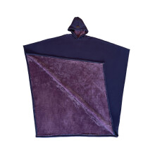 Cloak Hoodie Style Oversized Blanket Hoodie, Unisex Hooded Poncho Cape, Long Sleeve Sweatshirt, Purple