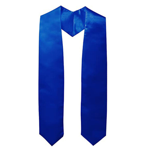 Graduation Stole for Academic Commencements Teens-Royal Blue