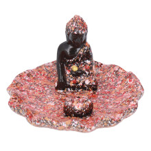Buddhist Symbolism Incense Holder for Portable Size, Enhances Relaxing Atmosphere, No Rust or Deformation, Easy to Clean Exquisite Craftsmanship, Hand