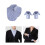 Versatile Wrist Cuff and False Collar Set-round neck pearl sui 3