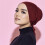Women's Hijab Caps Soft Elastic Tie Back Bonnet-turmeric 3