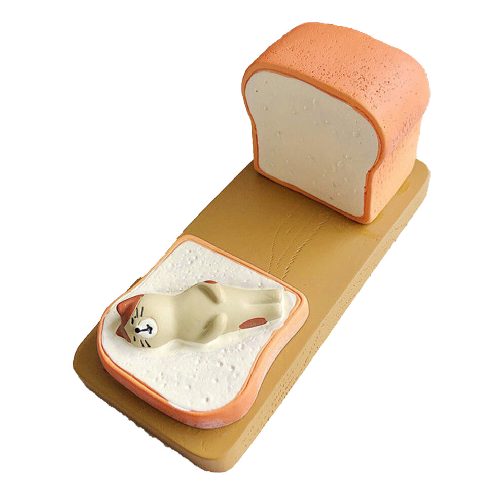 Gift Choice Bread Phone Holder, Adorable Handcrafted Resin Stand For Desk, Desktop Animal Smartphone Support With Functional Charm, Kawaii Desk Decor 9094122362901