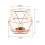 Geometric Design Tea Light Holder, Metal Wire Construction For Durable Decor 2