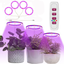 Nature's Nourish: Luz profissional para plantas de interior, design eficiente em termos de energia que imita a luz solar natural, LED de espectro