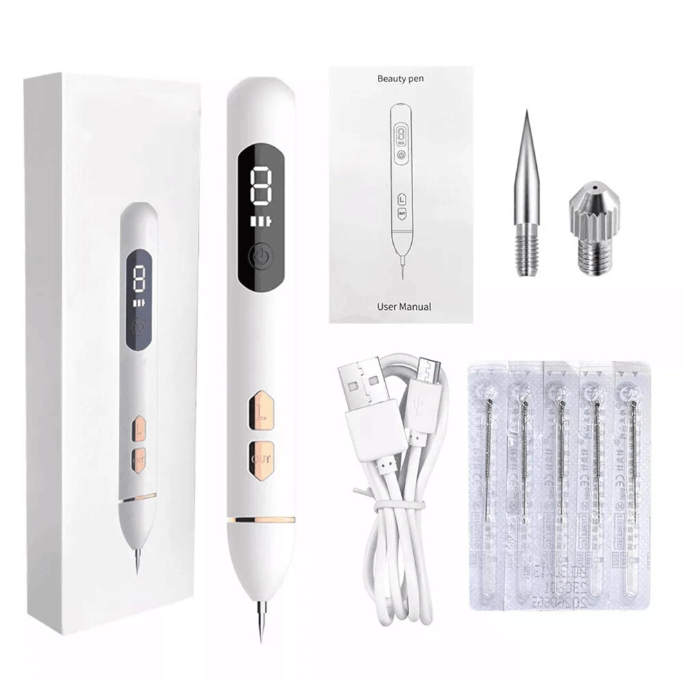 Black Laser Plasma Pen For Skin Tag Removal Freckle Dot Papilloma Wart Mole Pimples Tattoo Removal Beauty Skin Care