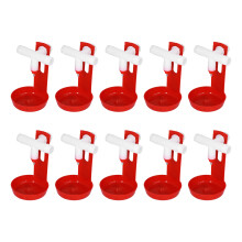 Sistema di abbeveraggio per pollame, abbeveratoio automatico per polli, plastica resistente e atossica, abbeveratoio a gravità, adatto per polli,