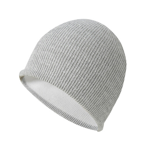 Winter Knitted Hat High Visibility Windproof Cycling Hat-White