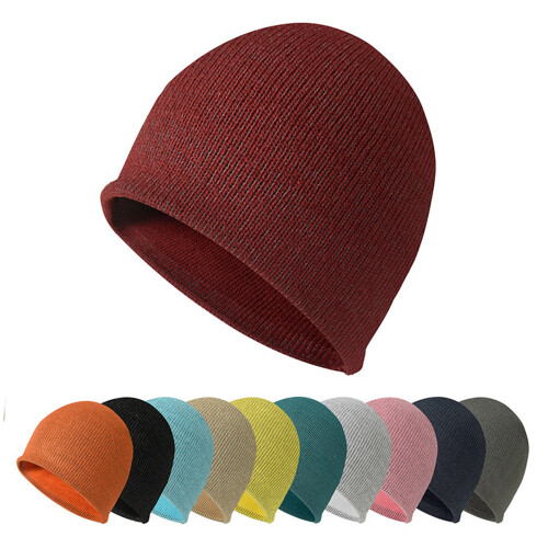 Winter Knitted Hat High Visibility Windproof Cycling Hat-White 1
