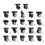 Replacement Luggage Wheels Portable Suitcase Wheels-W216 4