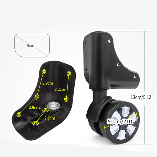 Replacement Luggage Wheels Portable Suitcase Wheels-W216 2